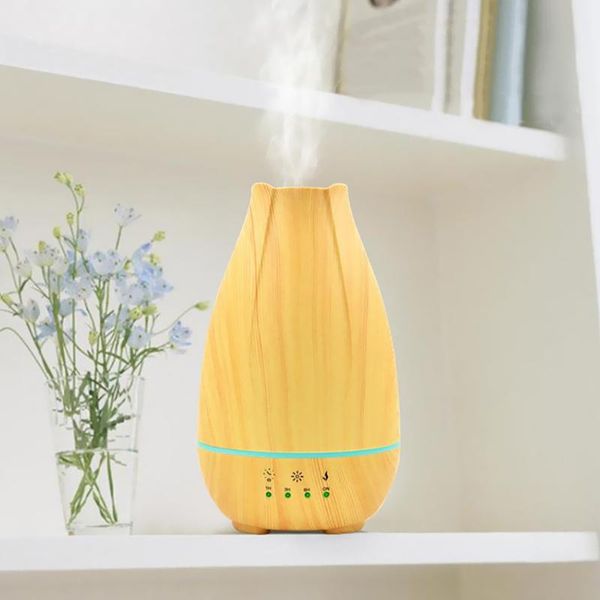 

magideal wood grain oil aroma diffuser ultrasonic humidifier air purifier