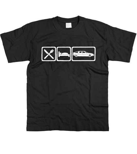 

mens eat sleep french classic car fans cx t-shirt s - 3xl 2019 brand t shirt men fashion pure cotton round collar men tee shirts