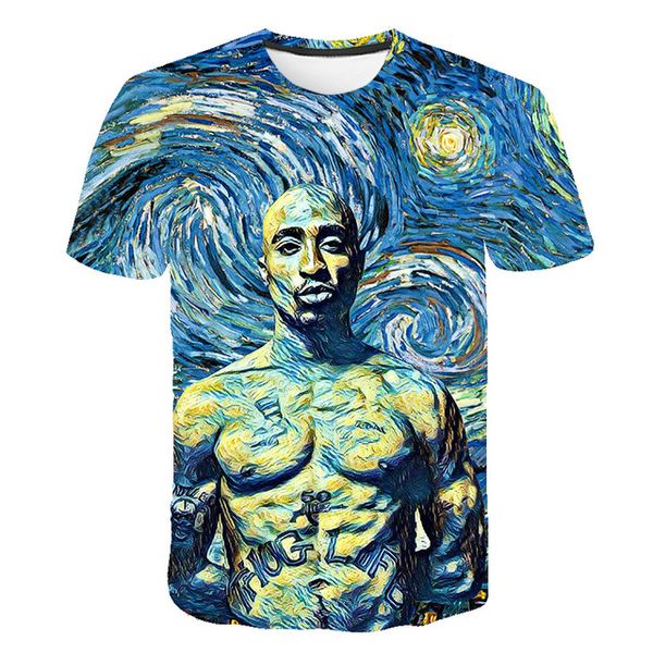 

print star singer printed 3d print shirts graphic comics plus size men clothing