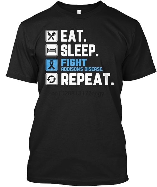 

men t shirt fight addisons disease eat sleep shirt women t-shirt