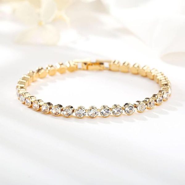 

charm bracelets luxury crystal for women silver color & bangles femme bridal wedding jewelry vintage bracelet, Golden;silver