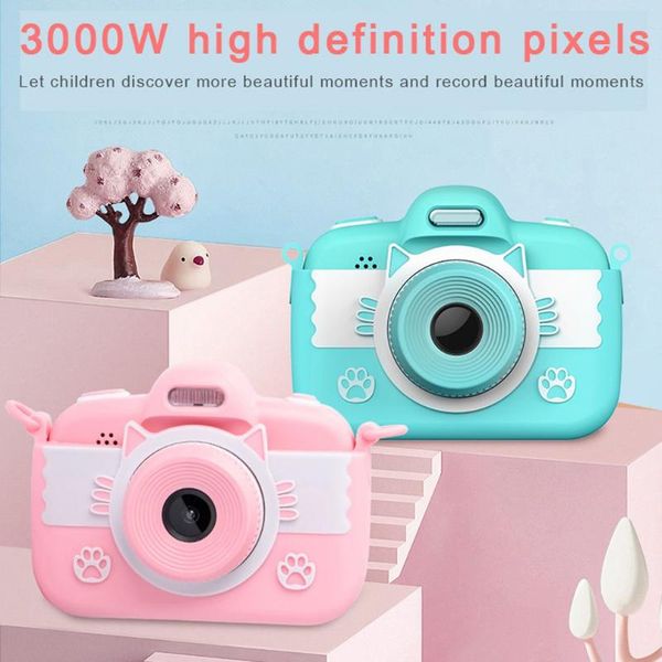 

c7 cute cartoon children camera high definition front and rear dual camera portable mini digital toy