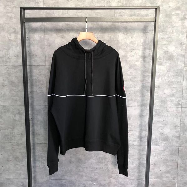 

2020fw cav avoid women men loose hooded sweater cavempt c.e hoodies fashion men's harajuku hoodie, Black
