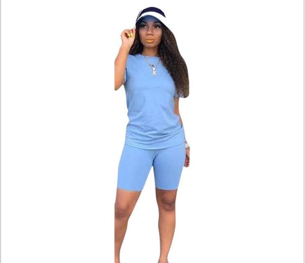 

5263 amazon cross border popular solid color sports suit, Gray