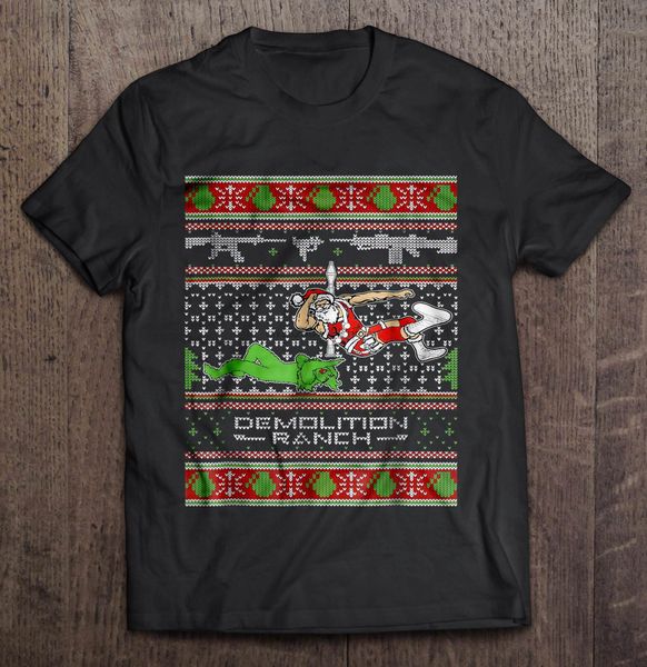 

men funny t shirt fashion tshirt demolition ranch christmas sweater women t-shirt