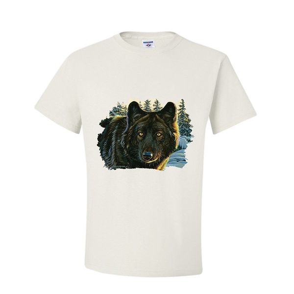 

2019 new summer cool tee shirt fashion black wolf t-shirt cotton t-shirt