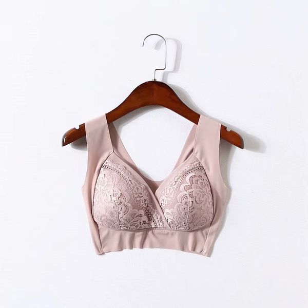 

bras women's underwear vest bra push up plus size for women, Red;black