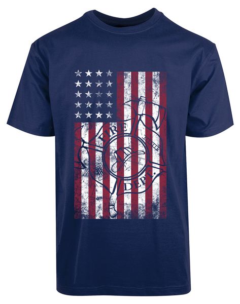

american flag fire fighters new men's shirt labor rescue usa fire department tee