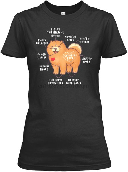 

men t shirt anatomy of a chow chow dog puppy lover f women t-shirt
