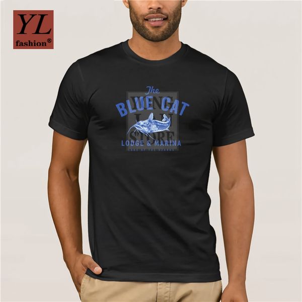 

new summer men s casual print t shirt fashion the blue cat t shirt for mans