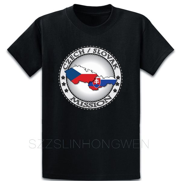 

czech slovak missions t shirt cotton summer letters s-5xl design new fashion unique gift shirt