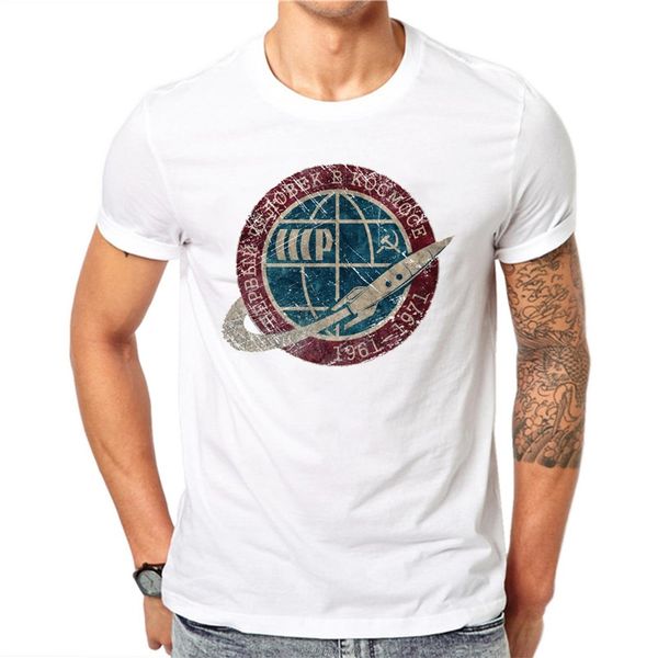 

ussr cccp t-shirt men the soviet union russia space t shirt men short sleeve male tshirt comfortable tshirt