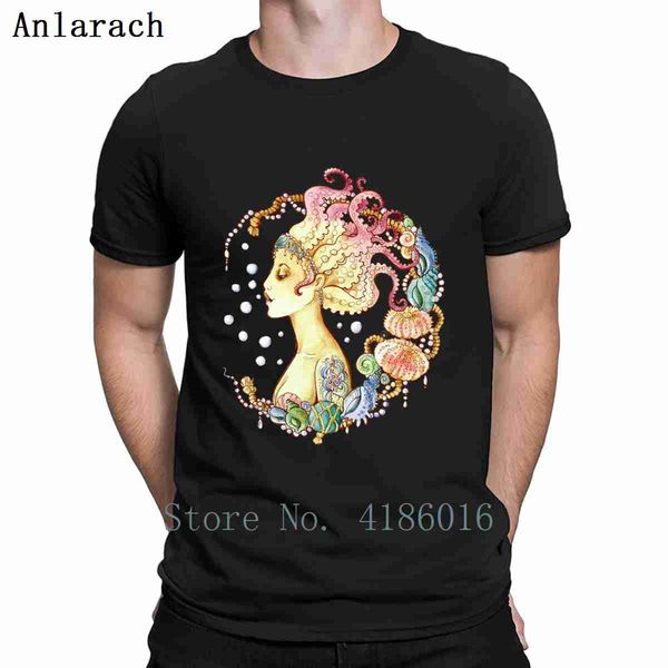 

mermaid tattoo t shirt crazy cotton design normal vintage spring fashion s-4xl shirt