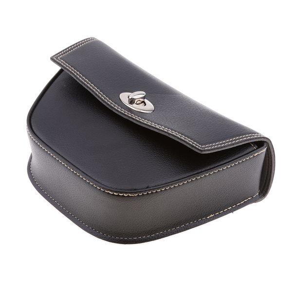 

pu leather single side bag motorcycle motorbike pannier saddle bag universal
