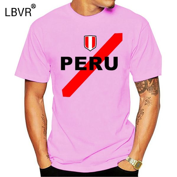 

peru team soccer t-shirt adults men's soccer jersey 2020 summer cotton good quality brand shirts funny print t shirts