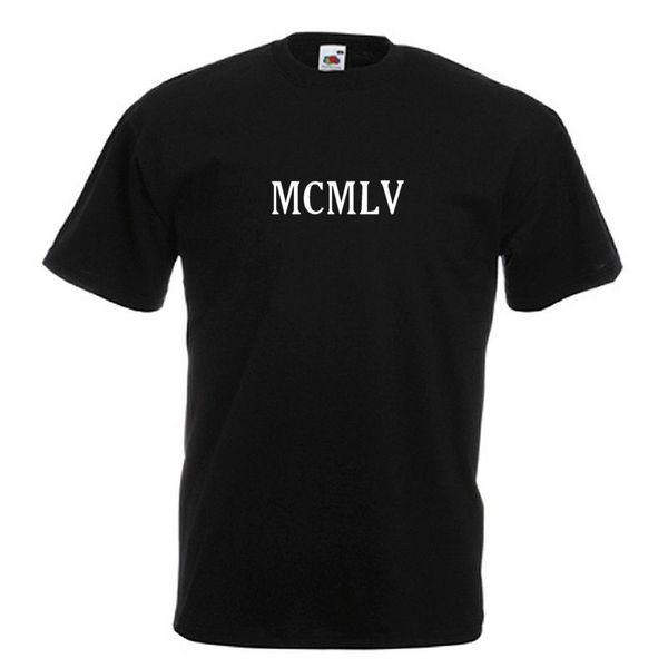 

1955 год рождения роман числительные mcmlv black standard t-shirt brand new