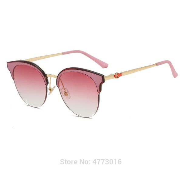 

spot wholesale supply cross-border high-end eyebrow metal european and american fashion trend sunglasses ladies sunglasses, White;black