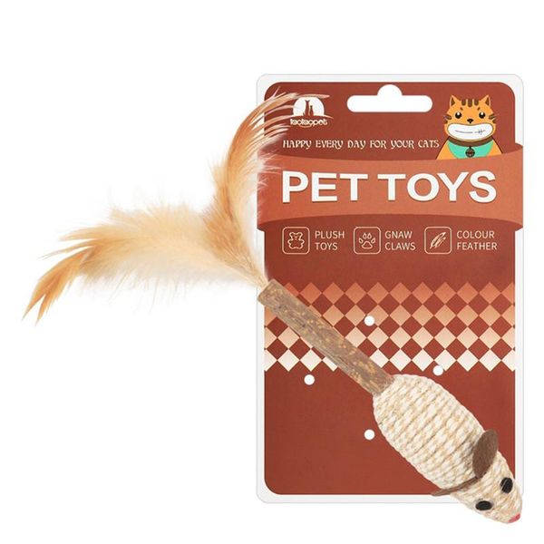 

mouse toy ball stick natural funny cat pet catnip cat rope teeth supplies pet products grinding molar hemp toys toothpaste toys bbywon