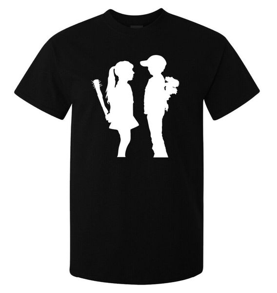 

banksy street art heart breaker and sad true love men's new fashion brand men cartoon hip hop homme t shirt