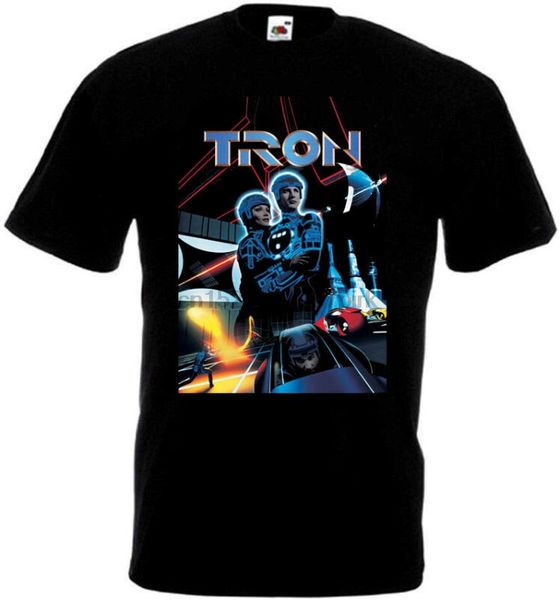 

tron v1 футболка черный постер фильма все размеры s «» '5xl