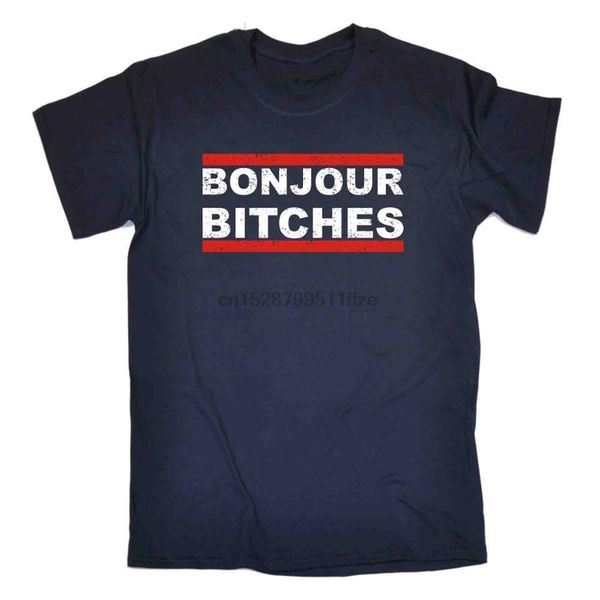 

youth round collar customized t shirts bonjour bitches mens t shirt tee birthday gift sarcastic rude offensive funny tee shirt