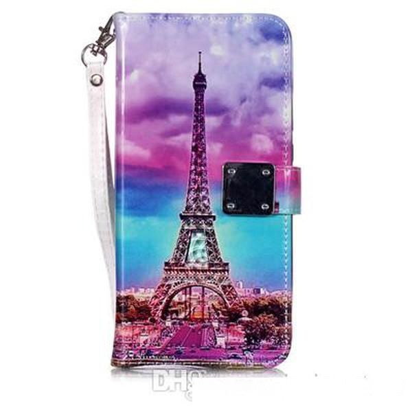 

colorful 3d pu leather case 5 card multi-function mobile phone case for one plus7 one plus 7pro