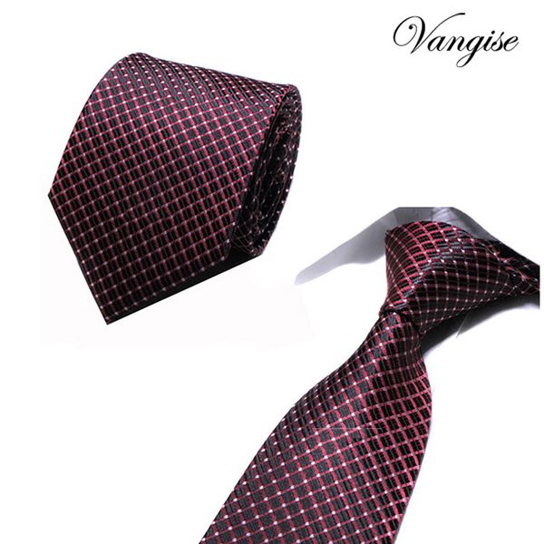

brand necktie men ties designers fashion dot striped plaid neck tie red wedding business slim 8cm skinny tie for men cravate, Blue;purple
