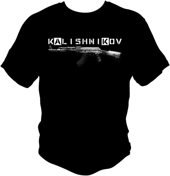 

2019 fashion kalishnikov ak47 t shirt soviet ussr russian ak74 akm 7.62 x 39 100% cotton tees
