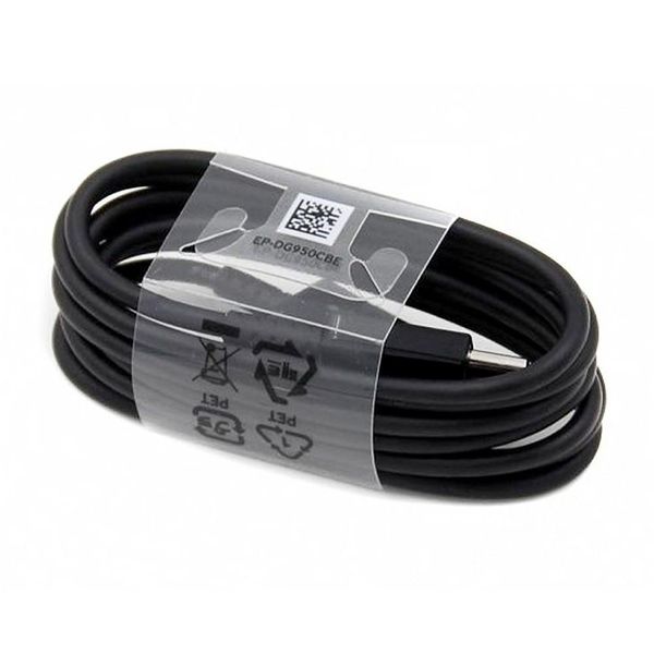 

1.2m black white type c usb cable wire for samsung s8 s9 s10 note 8 9 htc android phone