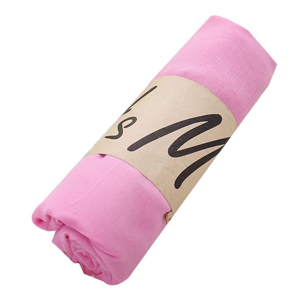 

solid color candy color cotton headband ladies gift beautiful scarf wild shade beach towel shawl (pink, Blue;gray