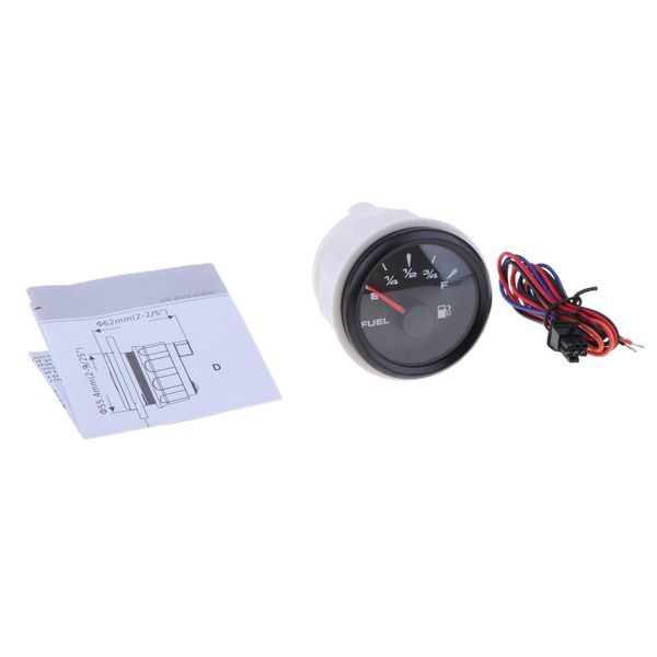 

stainless steel car motorcycle marine fuel lever gauge - led digital display