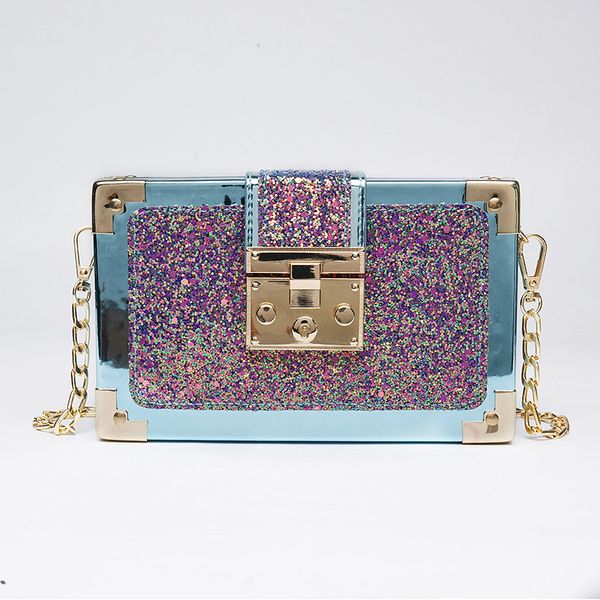 

2020 новая сумка моды блестки сумка женская сумка плеча цепи малый кошелек