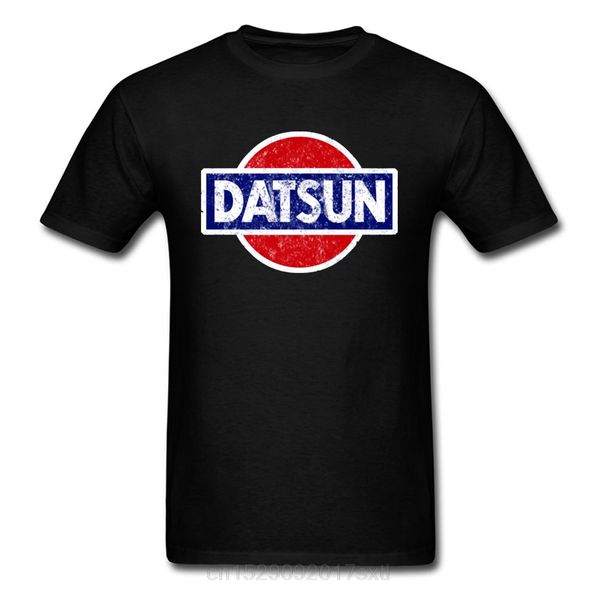 

datsun tshirt вагон logo t shirt men tshirt черная одежда япония chic tops лето tee короткий рукав красного автомобиль streetwear