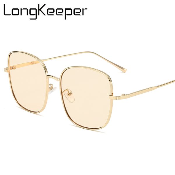 

sunglasses luxury square women brand designer retro alloy frame big sun glasses ladies vintage gradient oculos feminino, White;black
