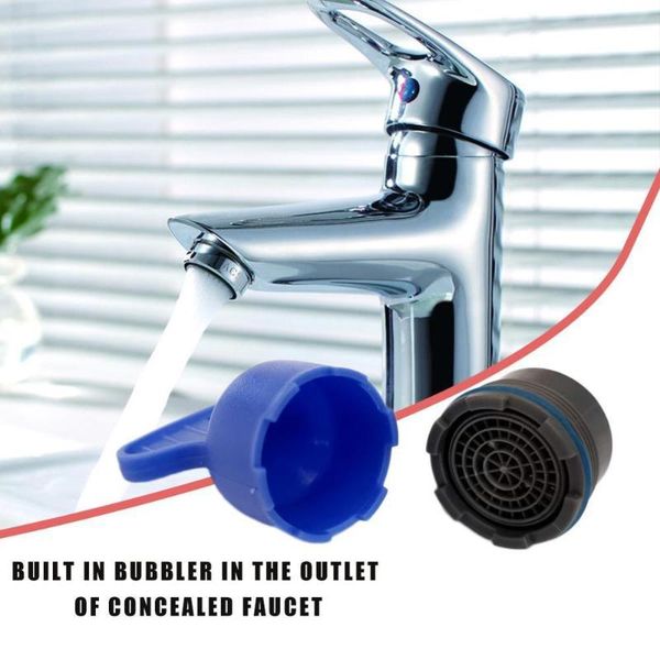 

faucet aerator hide-in core 19/22/24 mm spout filter bubbler with wrench tool set for bathroom faucet kitchen tools