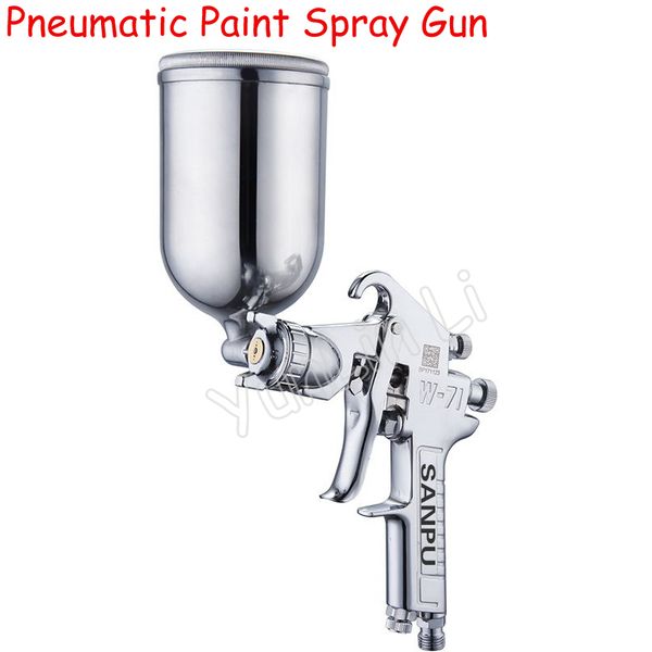 

pneumatic paint spray gun 1.3mm nozzle high atomization household decorating paint spray gun professional painting w-71