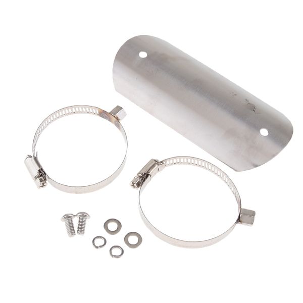 

universal motorcycle exhaust muffler pipe heat shield cover heel guard dirt bike