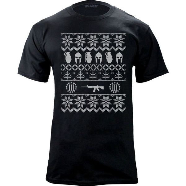 

2018 новый короткие рукава мужчины 3 процентщик гадкий chirstmas свитер футболка 100% хлопок тройник для мужчин