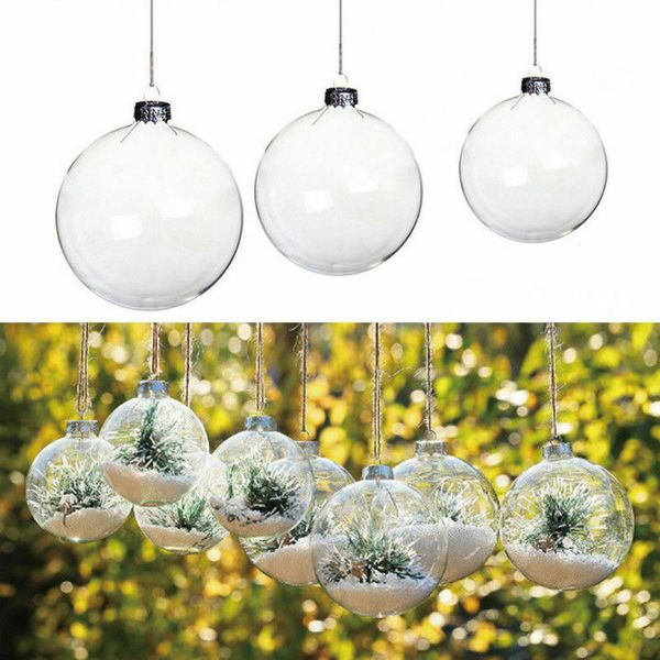 

party decoration 5 pcs transparent ball high supply for festival plastic box candy christmas wedding