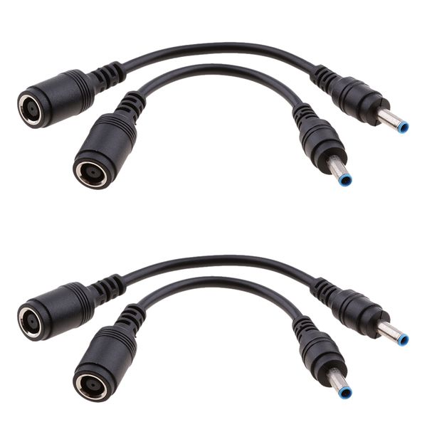 

4 pieces for hp dell dc power cable 7.4x5.0mm female to 4.5x3.0mm male