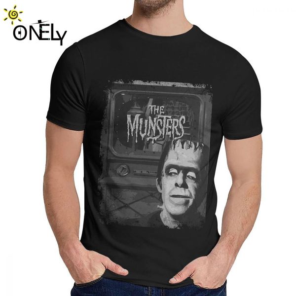 

ужасы фильма munsters тенниска отдыха круглый воротник 100% хлопок футболки