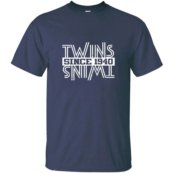 

new style designing twins since 1940 tshirt for mens cotton cool gray comics men's t shirts camisetas hiphop
