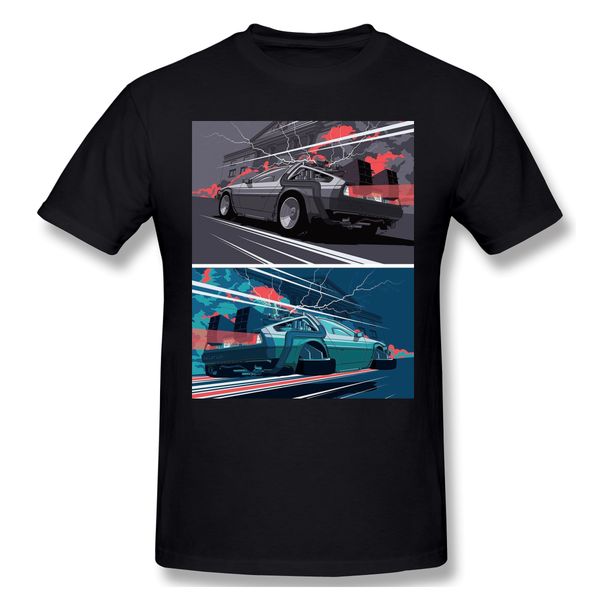 

t shirts men geeky apparel t-shirt tee father day 100% cotton clothing back to the future pure cotton tees