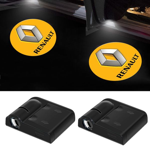 

car door light projector led welcome lamp lighting for clio 4 laguna megane 2 3 duster captur fluence kadjar accessories