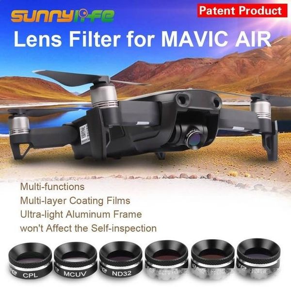 

consumer electronics sunnylife mcuv cpl 4 8 16 nd32 lens filter for dji mavic air filters uv polarizer nd gimbal camera lens