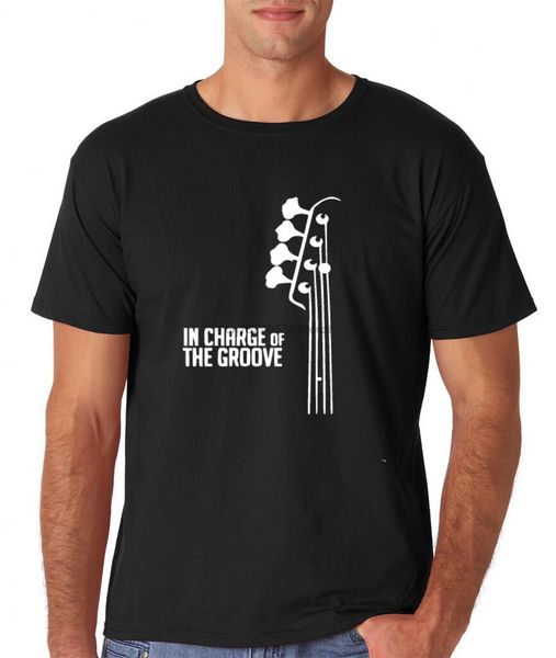 

bass player in charge men t shirts white all sizes black