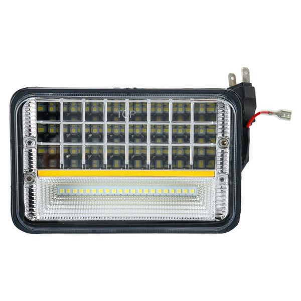 

головка универсальная прямоугольная 4x6 дюймов led фара high low beam led фара свет лампы лампы