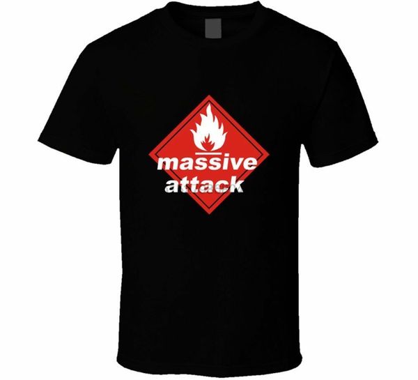

massive attack популярного trip hop t shirt