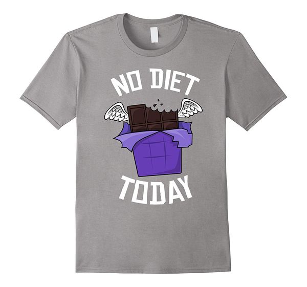 

2019 мужская мода футболки нет diet сегодня майка летающие шоколад бар день чит