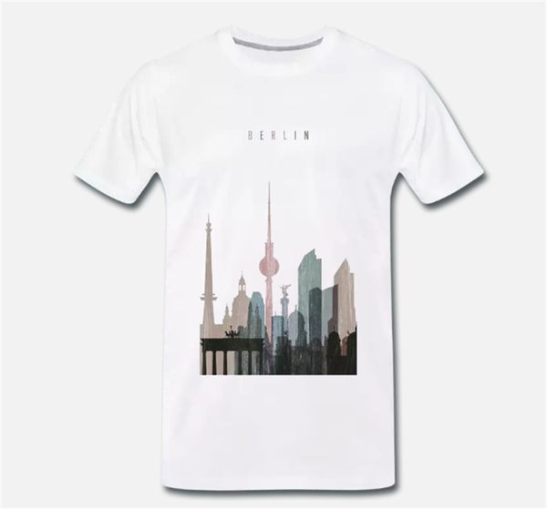 

t-shirt maglia souvenir mappa berlino germania artwork mappa map 3 s-m-l-xl classic unique tee shirt